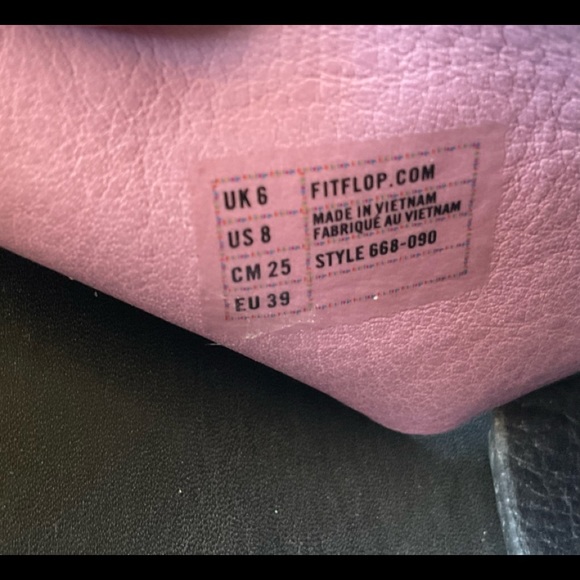 Fitflop Black Leather Crisscross Strap Wedge Slide Sandals Size 8 - Picture 11 of 15